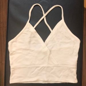 Brandy Melville Cross-back Crop Top